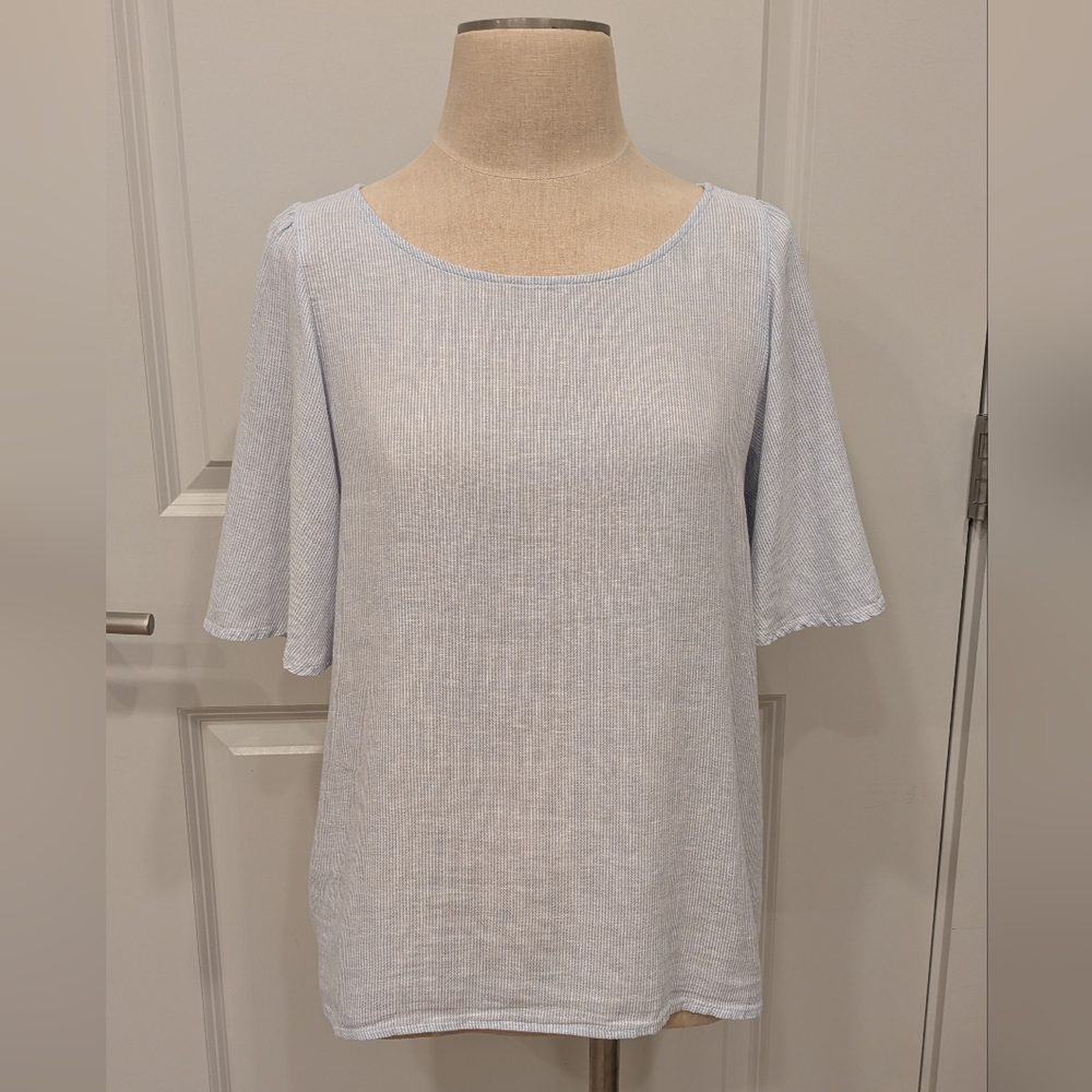 GAP Striped Linen Blouse